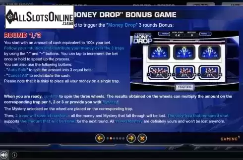 Features . Money Drop from GAMING1