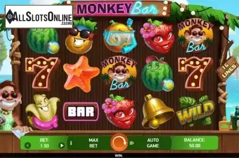 Reel Screen. Monkey Bar from Bet2Tech