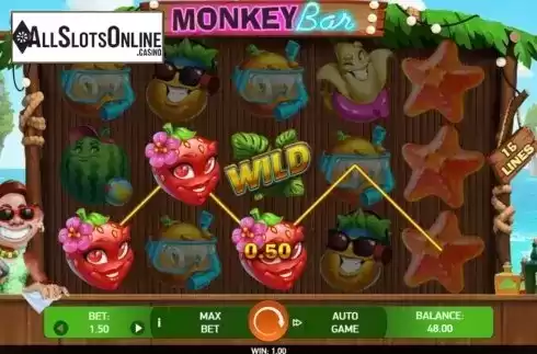 Win Screen 1. Monkey Bar from Bet2Tech
