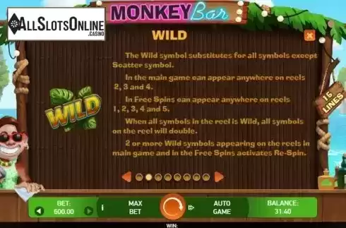 Features 2. Monkey Bar from Bet2Tech