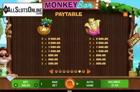 Features 3. Monkey Bar from Bet2Tech