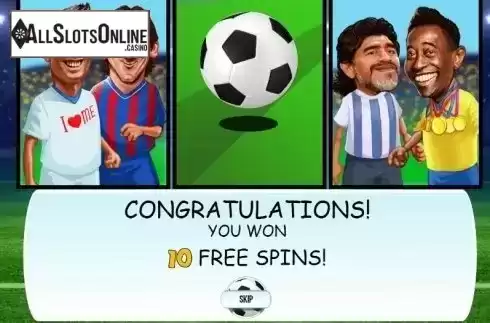 Free Spins screen. Number One from Fugaso