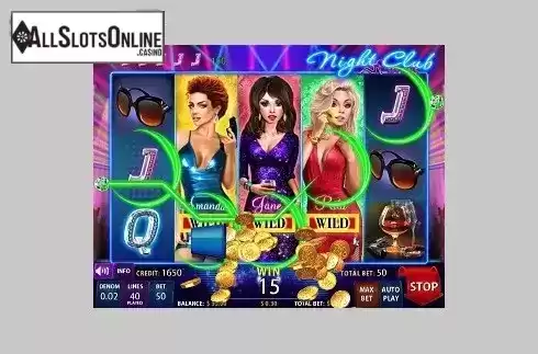 Win screen. Night Club (FUGA Gaming) from FUGA Gaming