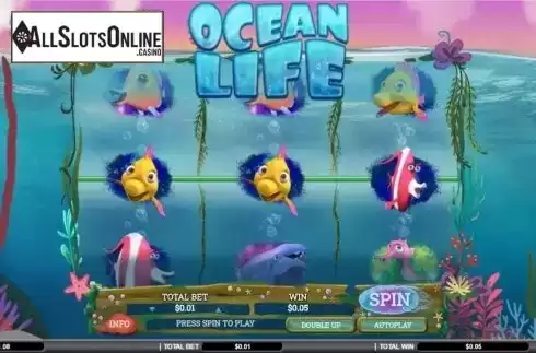 Win screen 2. Ocean Life from Arrows Edge