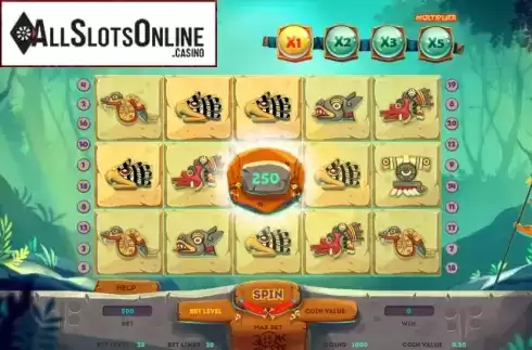 Win Screen. Aztec Slot from Smartsoft Gaming