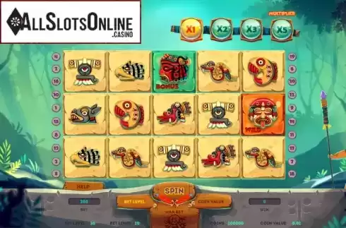 Reel Screen. Aztec Slot from Smartsoft Gaming