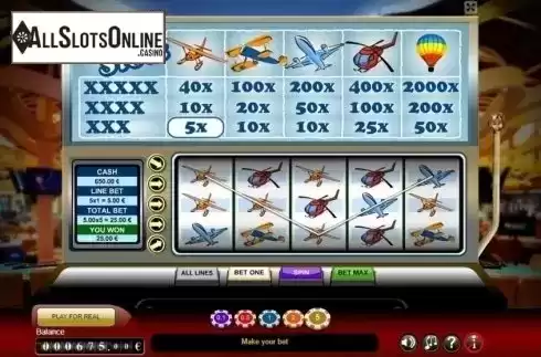 Win Screen. Aero Slots from GameScale