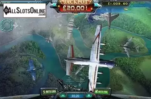 Game Screen. Airfighter from Allbet Gaming