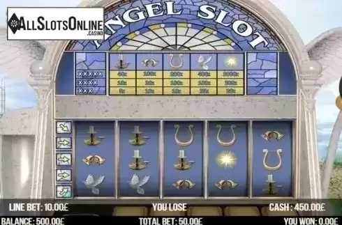 Game Workflow screen . Angel Slot from GameScale