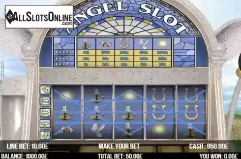 Paylines. Angel Slot from GameScale