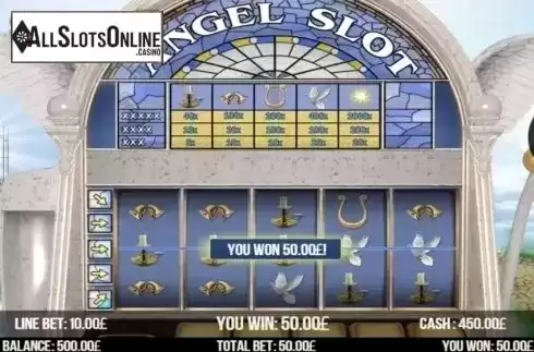 Win Screen 2. Angel Slot from GameScale