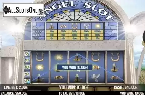 Win Screen 3. Angel Slot from GameScale