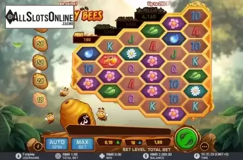 Reel Screen. Angry Bees from GamePlay