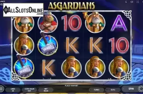 Reel Screen. Asgardians from Endorphina