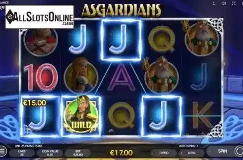 Win Screen 1. Asgardians from Endorphina