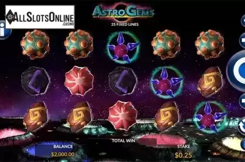 Reels screen. Astro Gems from Maverick