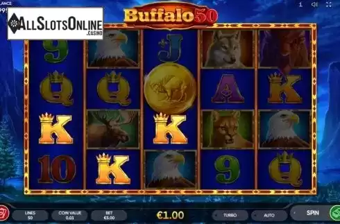 Win Screen 1. Buffalo 50 from Endorphina