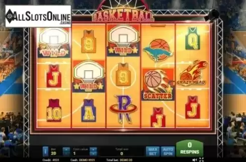 Wild Win screen. Basketball from Evoplay Entertainment