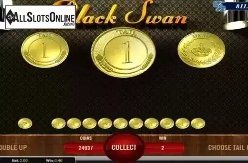 Bonus Game screen. Black Swan from AlteaGaming