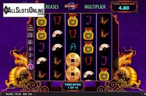 Free Spins 2. Blazing X from Bally