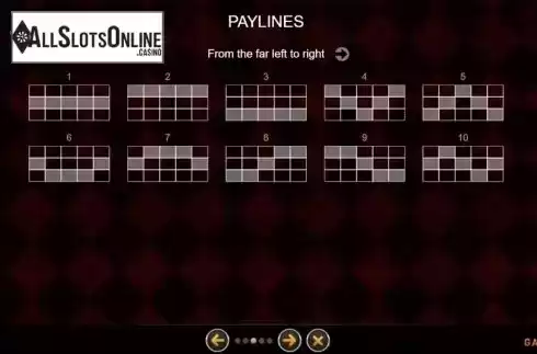 Paylines. Blood Pact from GAMING1