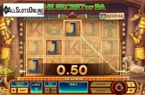 Win Screen 1. The Secret of Ba from Tom Horn Gaming