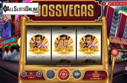 Win Screen 4. Boss Vegas from Spinmatic