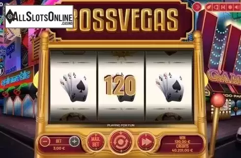 Win Screen 2. Boss Vegas from Spinmatic