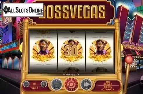Win Screen 3. Boss Vegas from Spinmatic