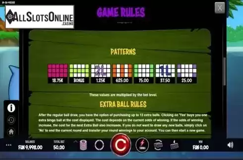 Patterns, Extra Ball Rules