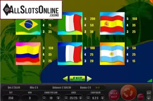 Screen7. Brasil2014 from Portomaso Gaming