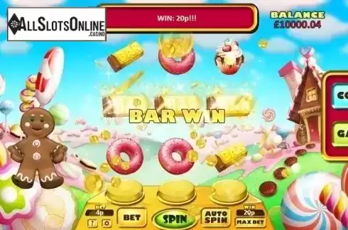 Win Screen. Candy Barx from MikoApps