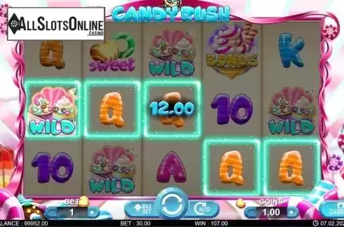 Win screen 2. Candy Rash from 7mojos
