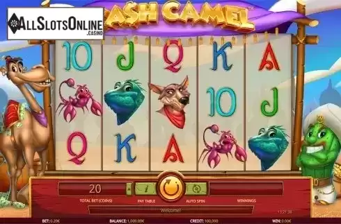 Reels screen. Cash Camel from iSoftBet