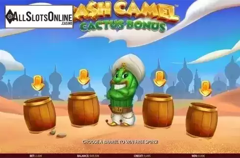 Bonus game screen 1. Cash Camel from iSoftBet