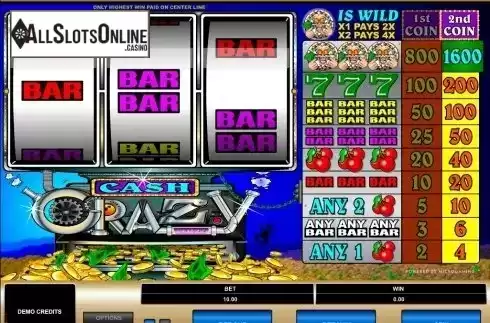 Screen2. Cash Crazy from Microgaming