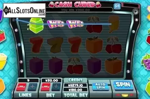 Game workflow 4. Cash Cubed from Slot Factory