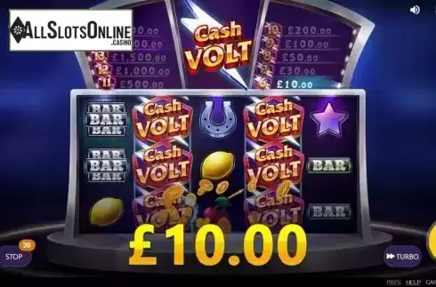 Win Screen 2. Cash Volt from Red Tiger