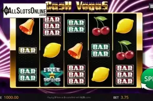 Reel Screen. Cash Vegas from Genii