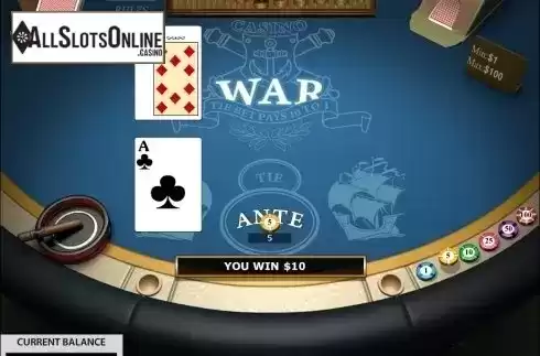 Win screen 1. Casino War (Pragmatic Play) from Pragmatic Play