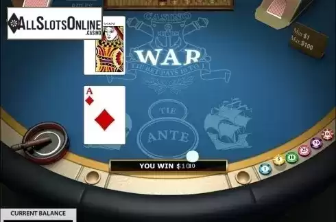 Win screen 2. Casino War (Pragmatic Play) from Pragmatic Play