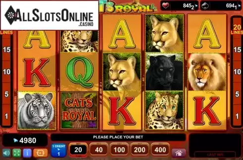 Screen7. Cats Royal from EGT