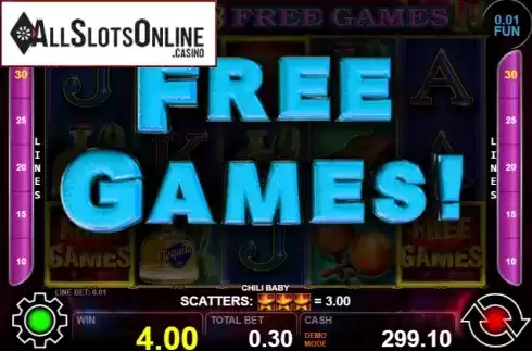 Win Free Games. Chili Baby from Casino Technology