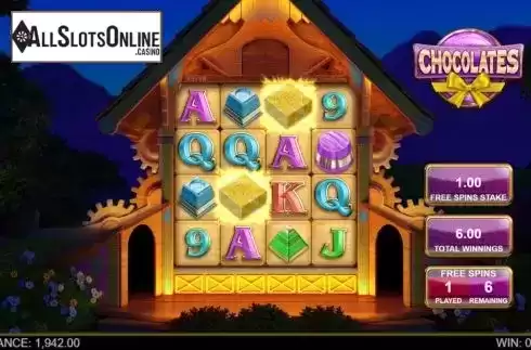 Free Spins. Chocolates from Big Time Gaming