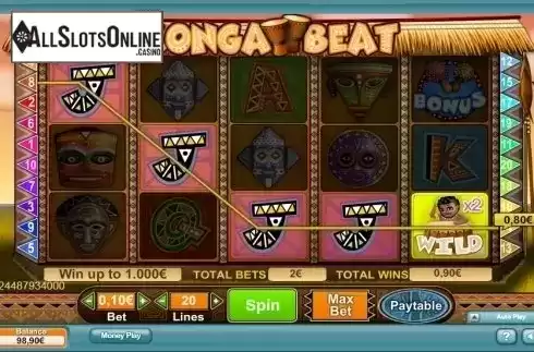 Screen 2. Conga Beat from NeoGames