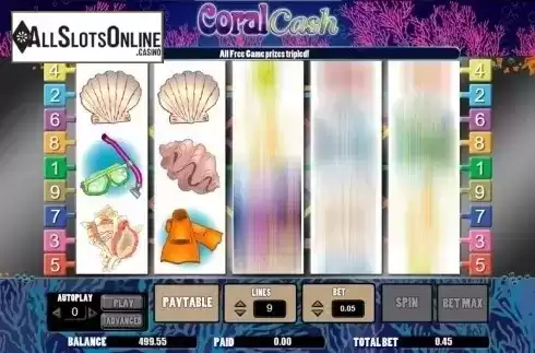Screen5. Coral Cash from Wager Gaming