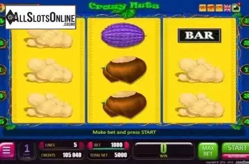 Reel Screen. Crazy Nuts from Belatra Games