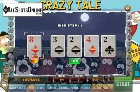 Gamble game 2. Crazy Tale from GameX