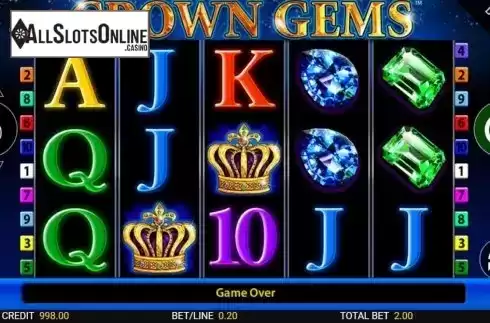 Reel Screen. Crown Gems from Reel Time Gaming