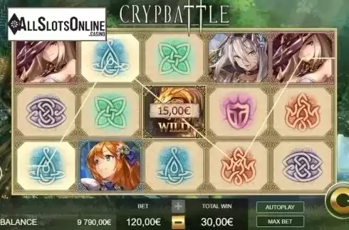 Win Screen. CrypBattle from Ganapati
